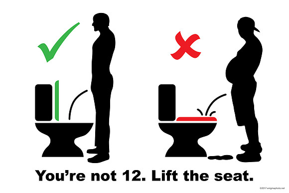 mens room sign